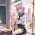 日替わりパンチラのセーラーのシス 2枚目