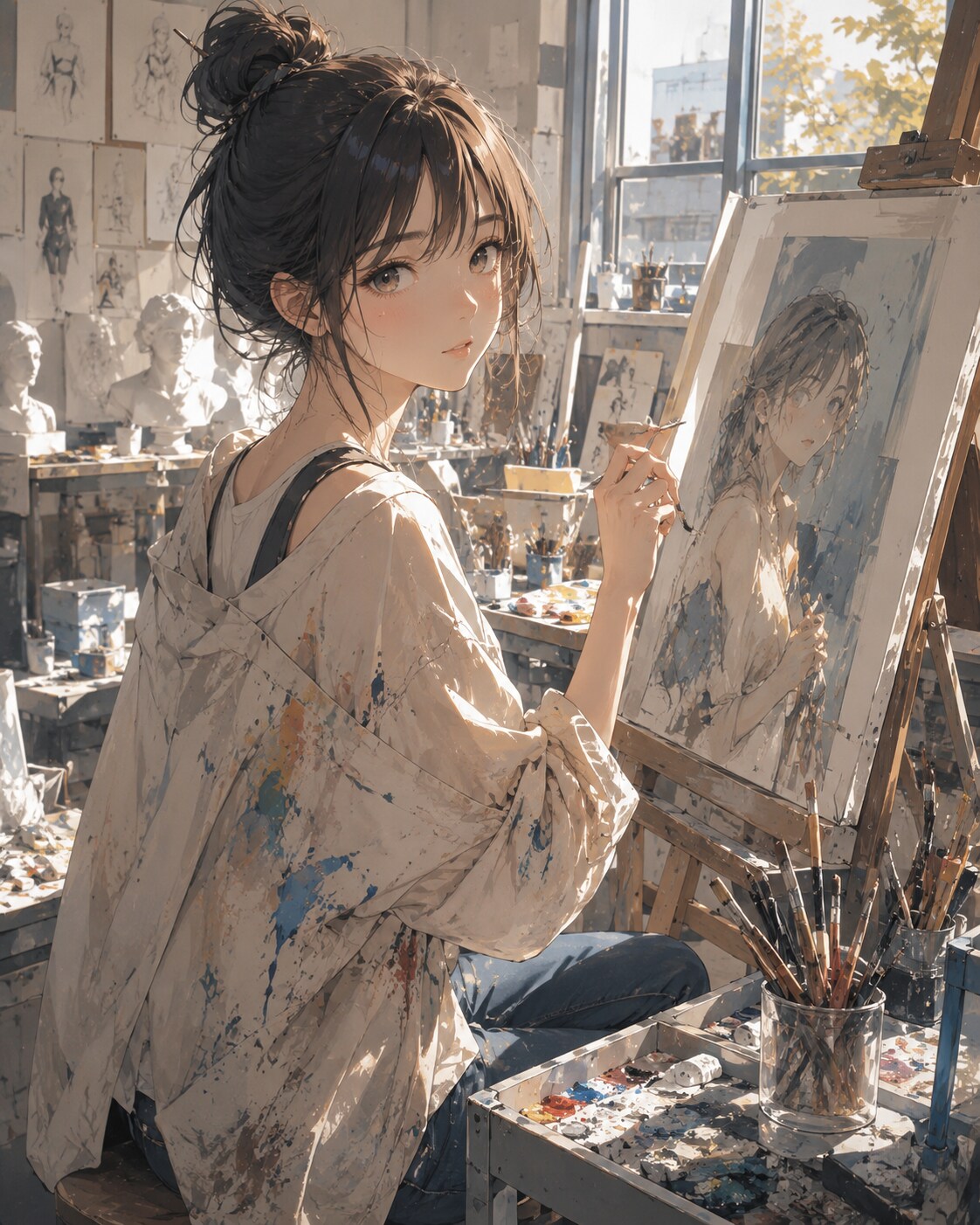 美大生 | の人気AIイラスト・グラビア