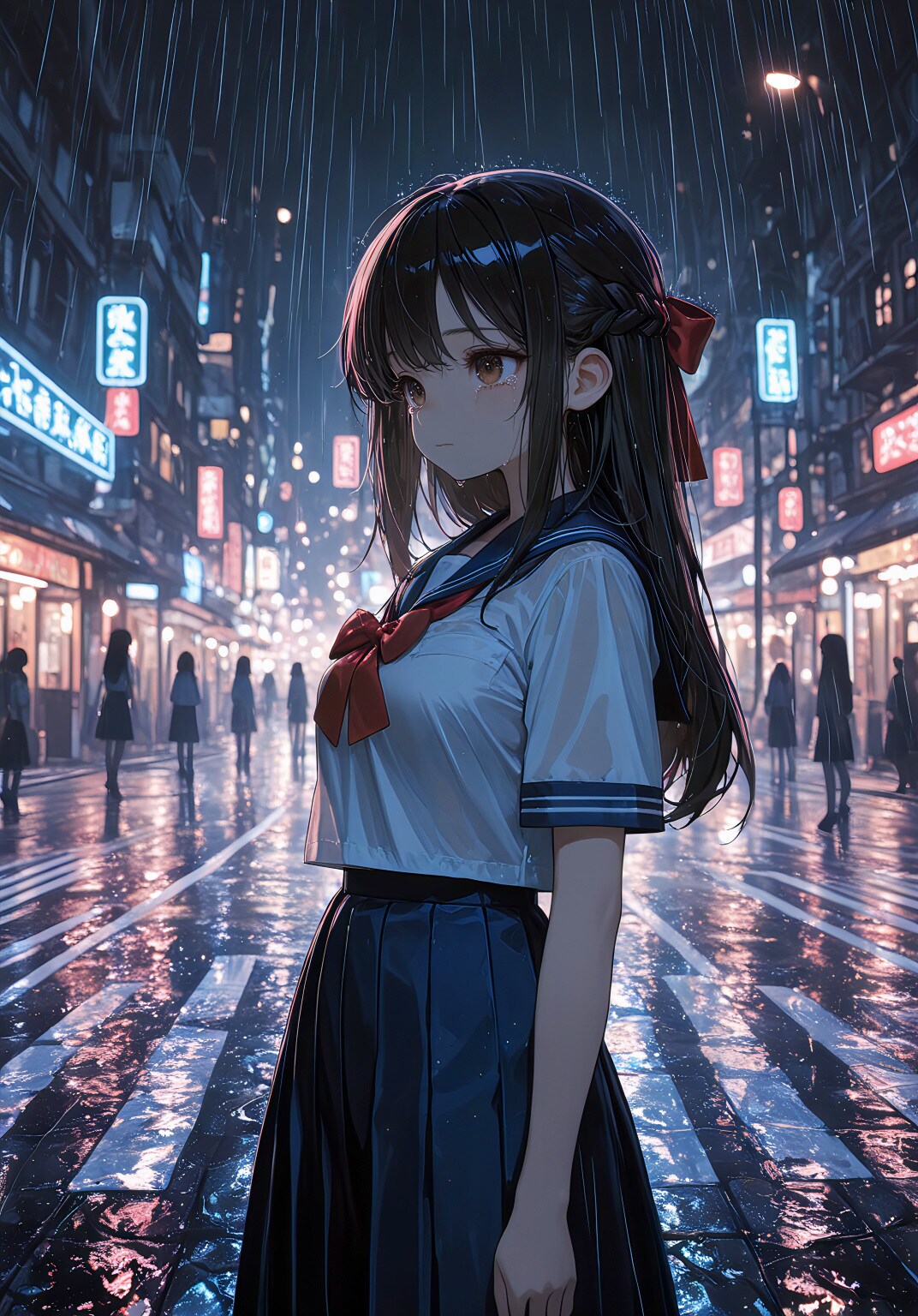 雨の中で、答えを探して