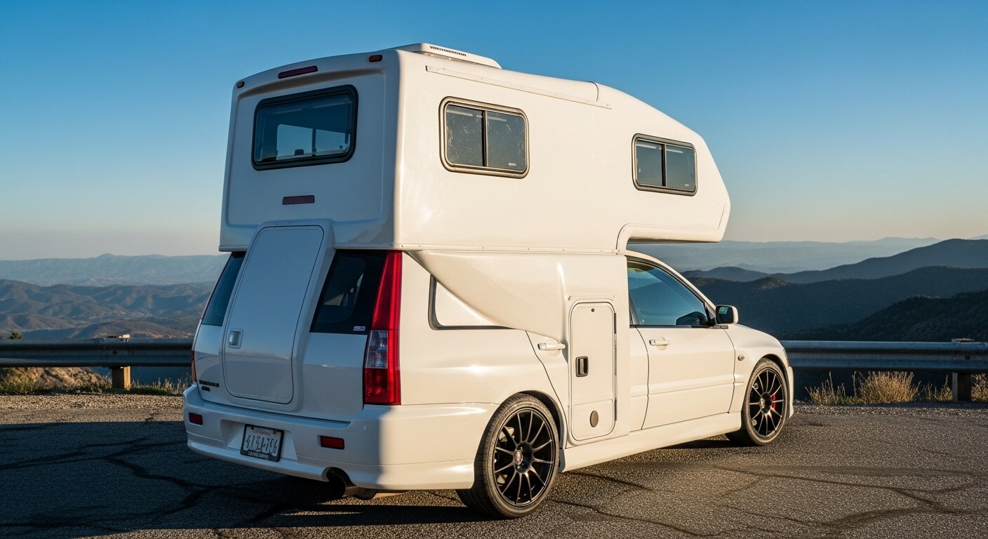 ランサーエボリューションワゴンキャンピングカー | の人気AIイラスト・グラビア