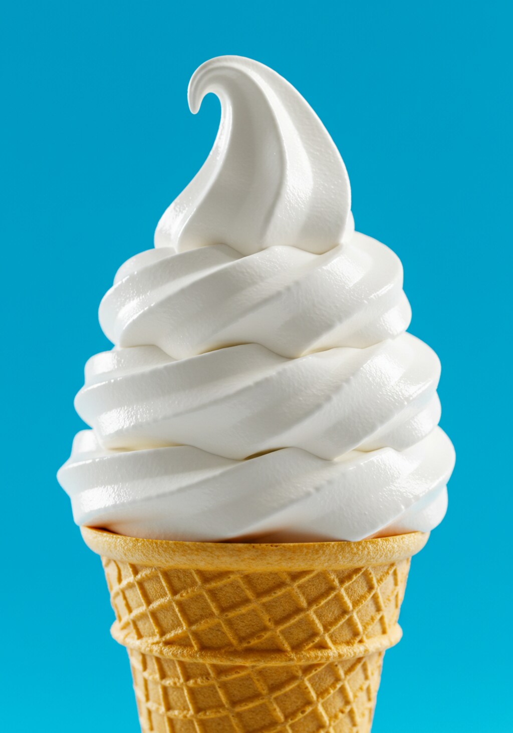 デザートのソフトクリーム