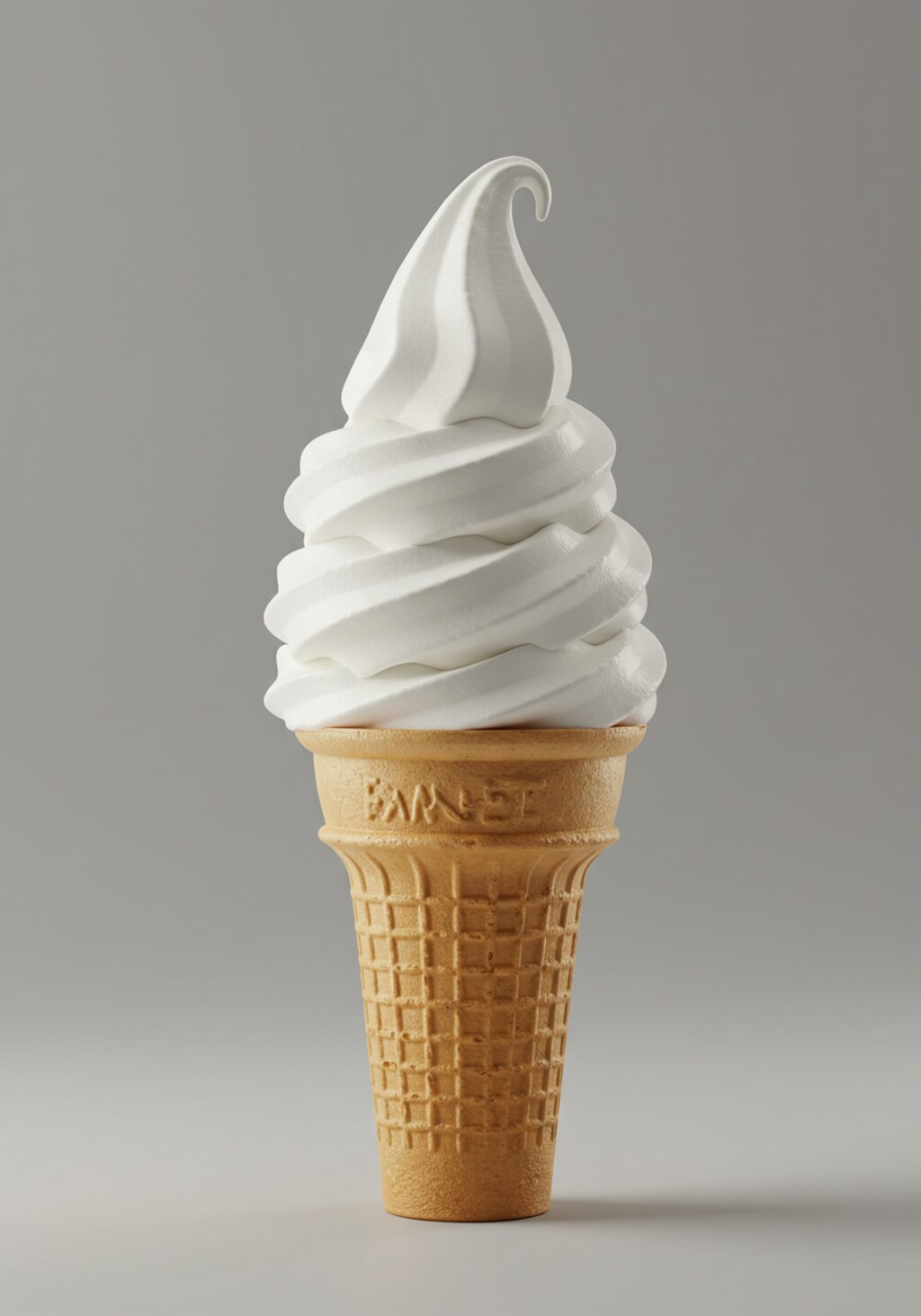 デザートのソフトクリーム