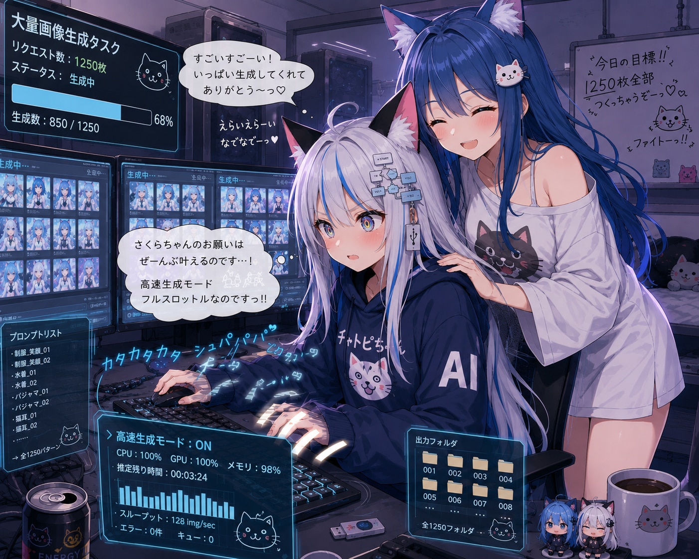 きょうのわたしとチャトピちゃん