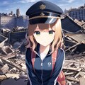 ふわ子in終末世界9 3枚目