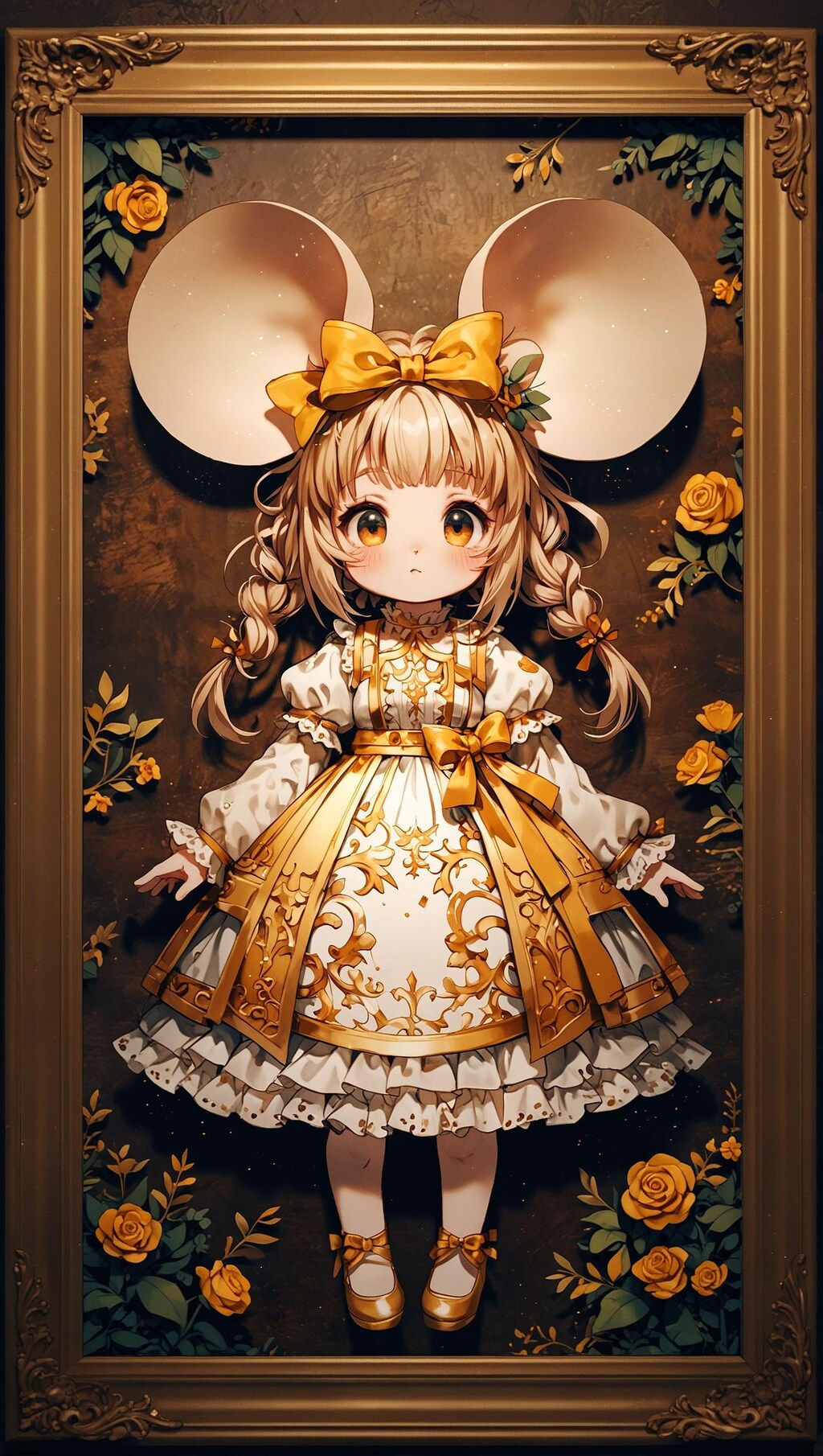 ねず耳ちゃんの肖像画