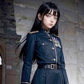 【画像12枚】軍服風制服少女 11枚目