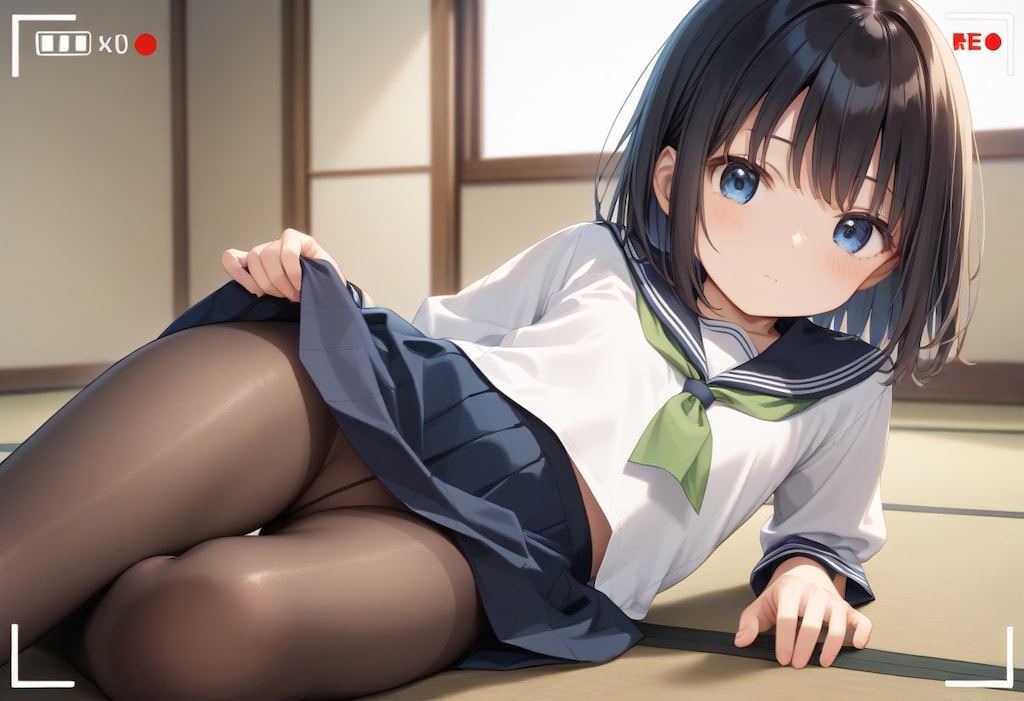 セーラー服の少女(和室)(R-15)(2)