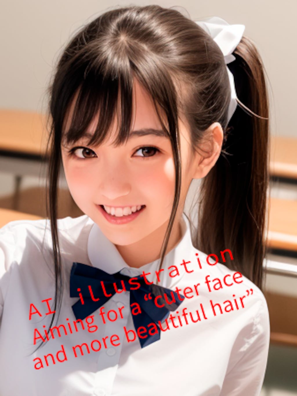 ポニーテール美少女