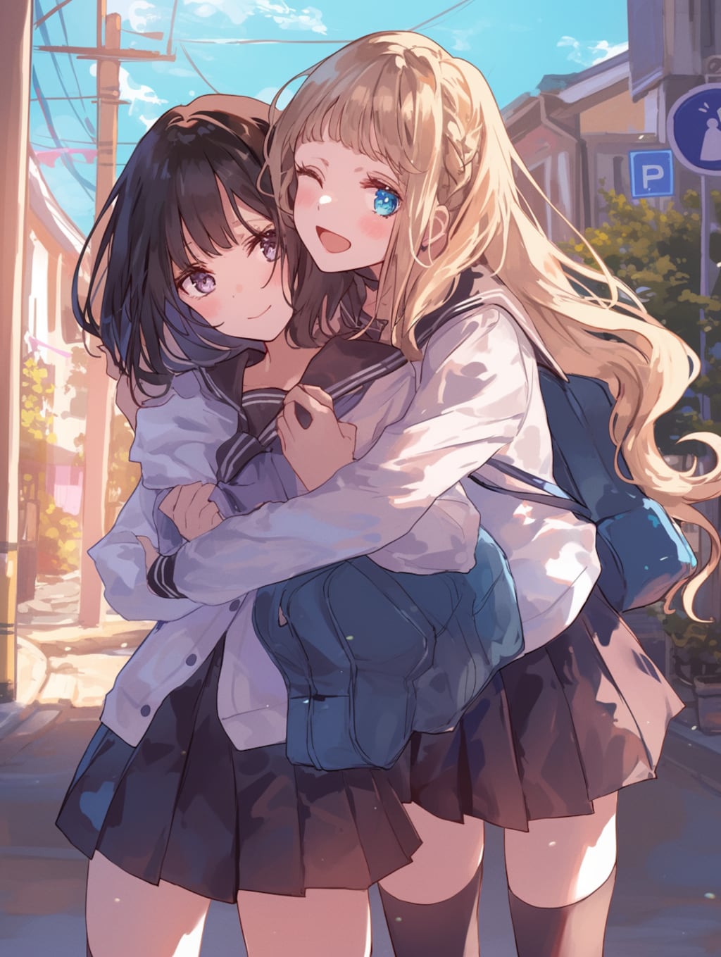 キスしたい二人のJK61