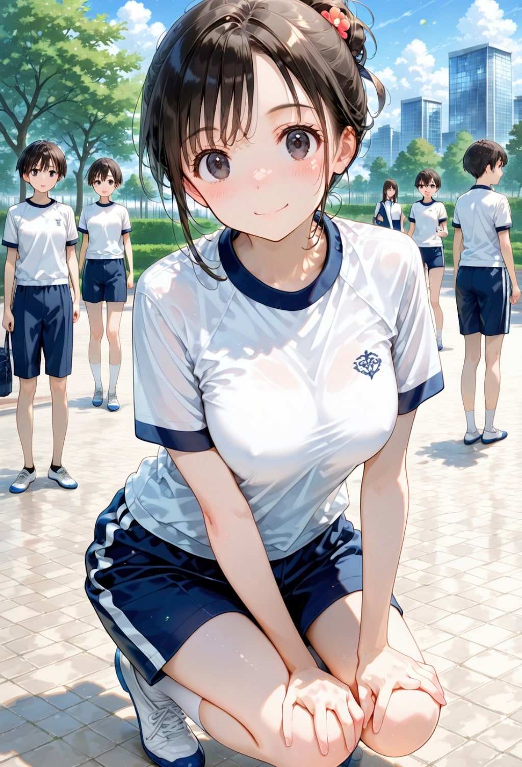 【即落2ｺﾏ】体操服の姉ちゃん９