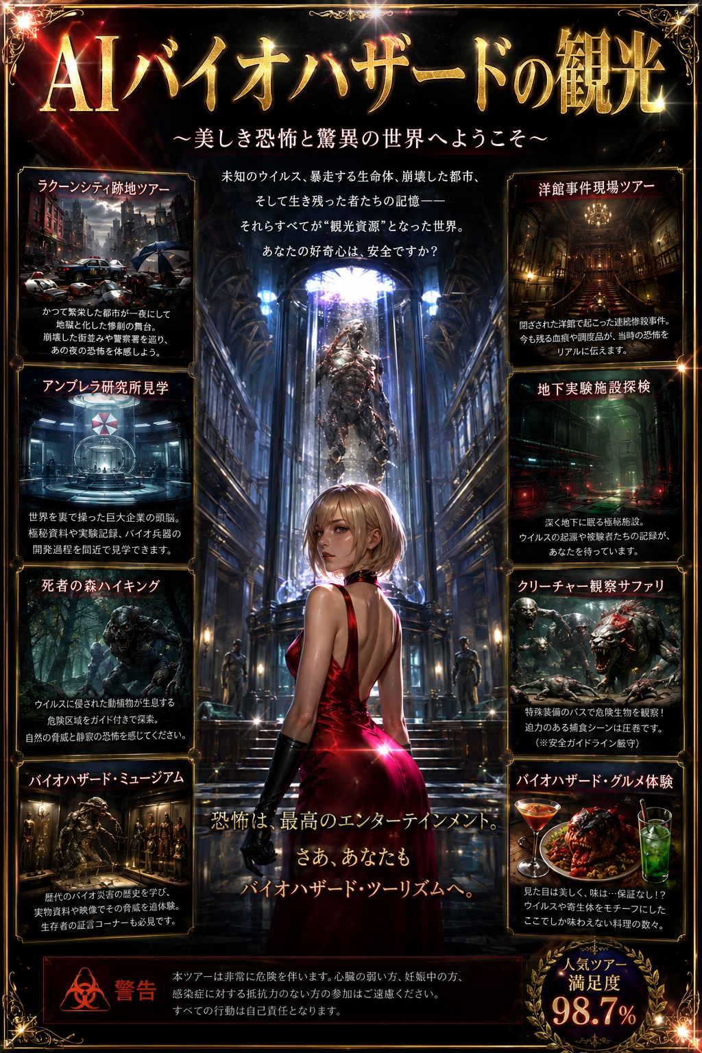 AIバイオハザード観光雑誌