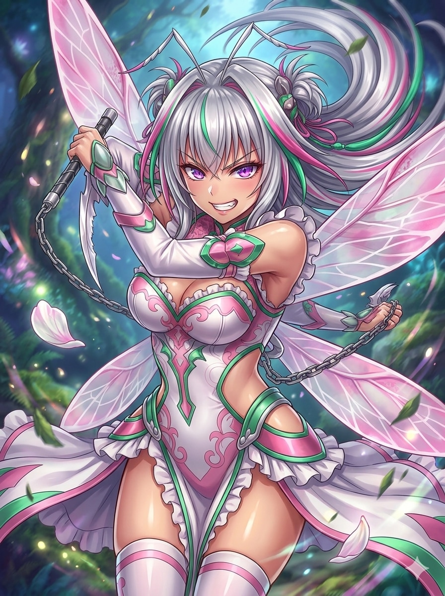 ハナカマキリ擬人化