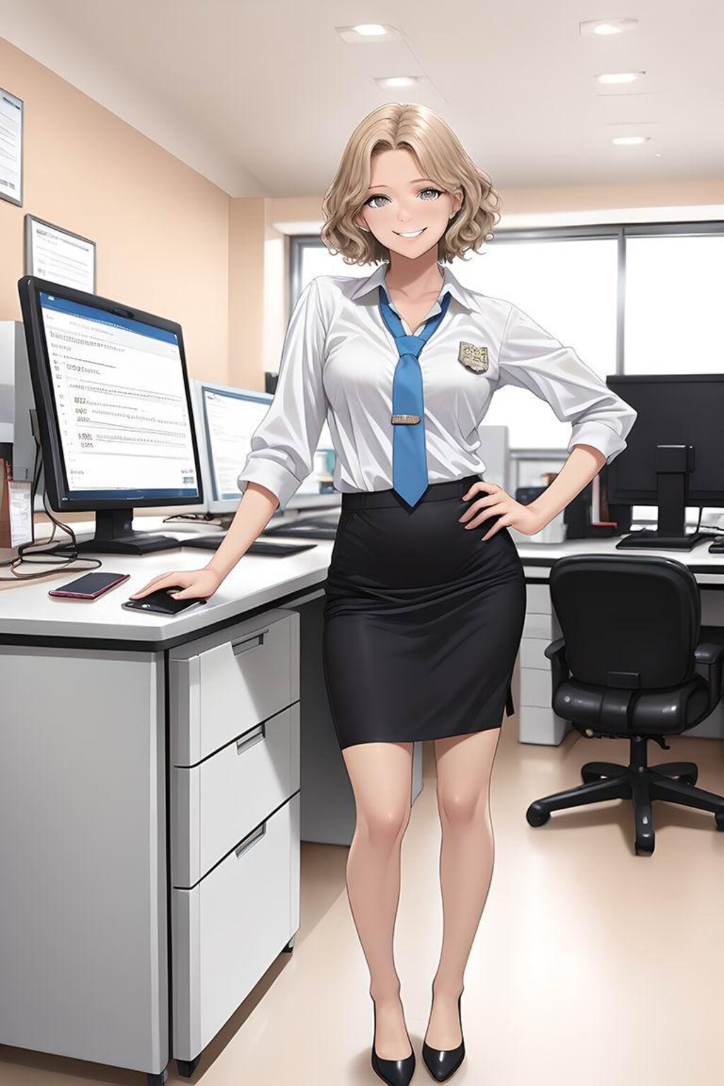恥ずかしがらないOL