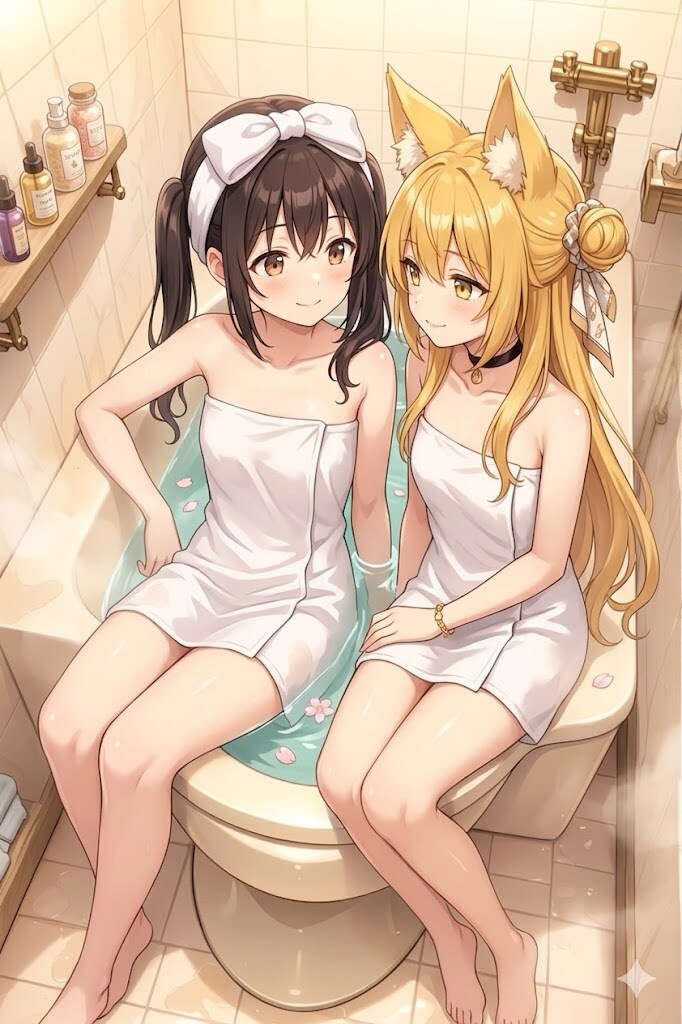 お風呂誘われた♪🛀