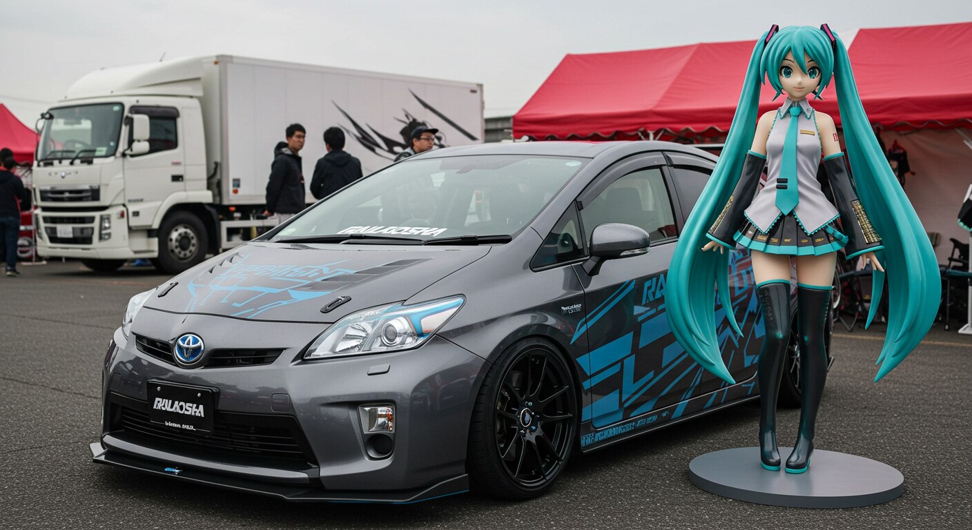 初音ミクとプリウスセダン | の人気AIイラスト・グラビア