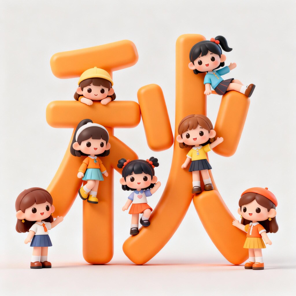 ”秋”を体で表現する試み