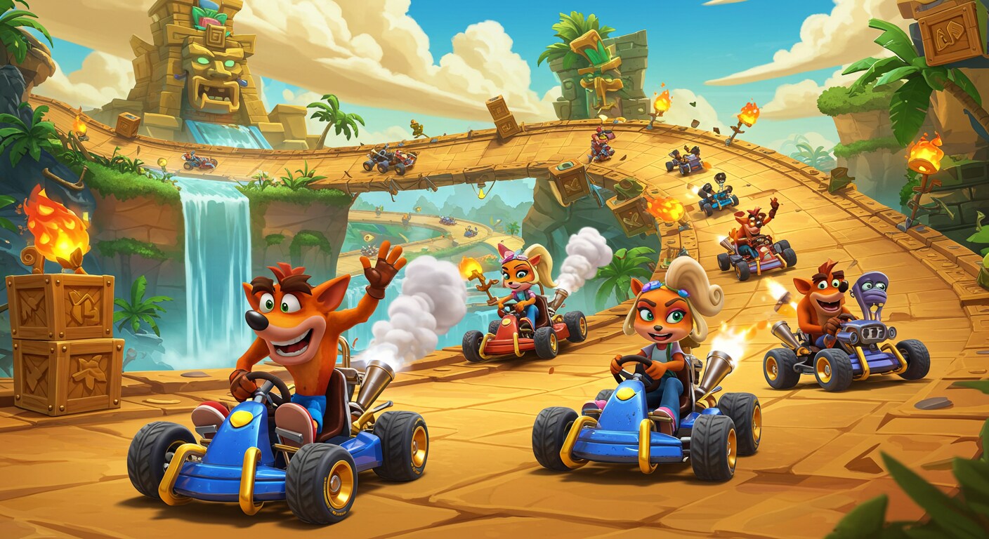 クラッシュバンディクーカート | の人気AIイラスト・グラビア