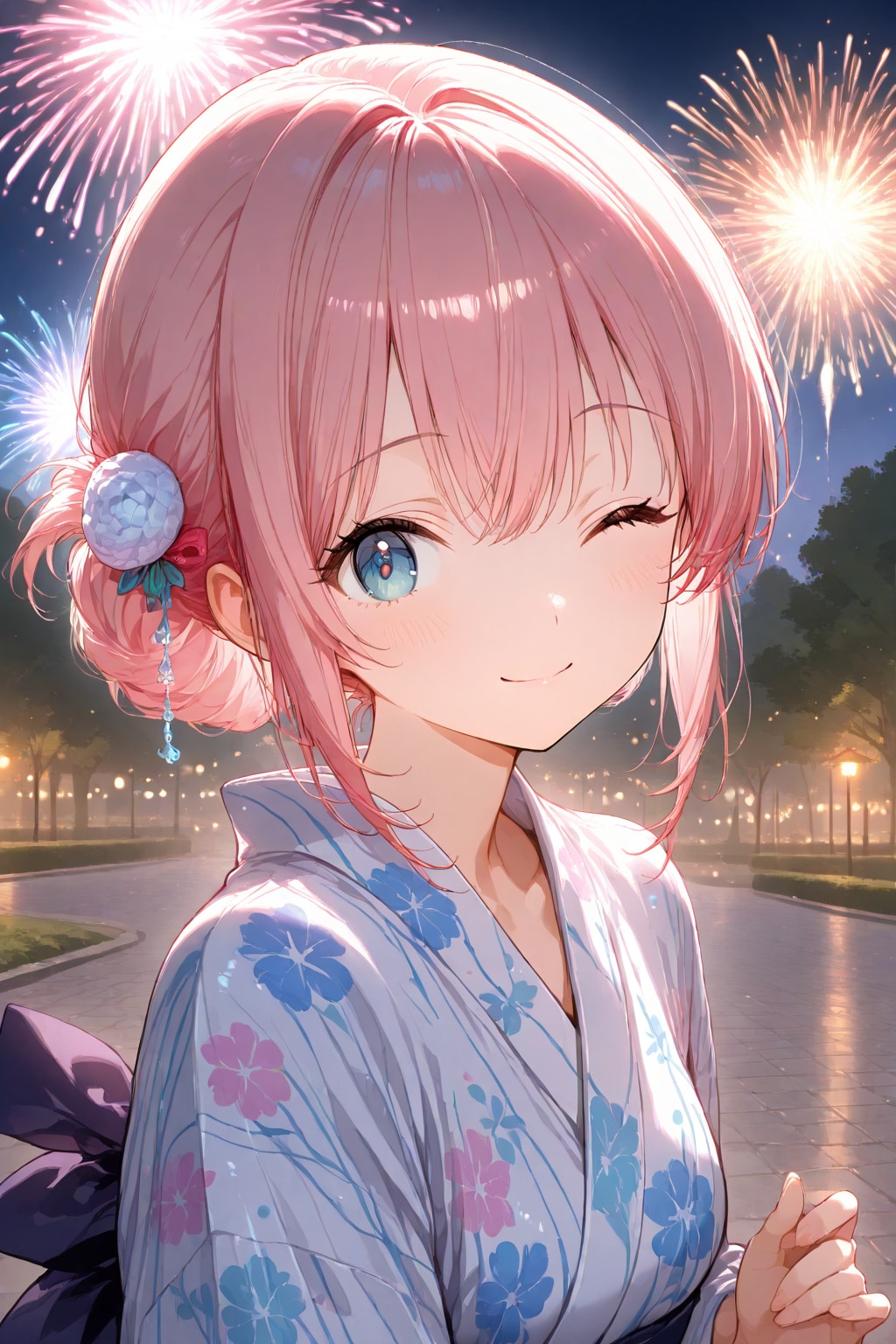 花火 | の人気AIイラスト・グラビア