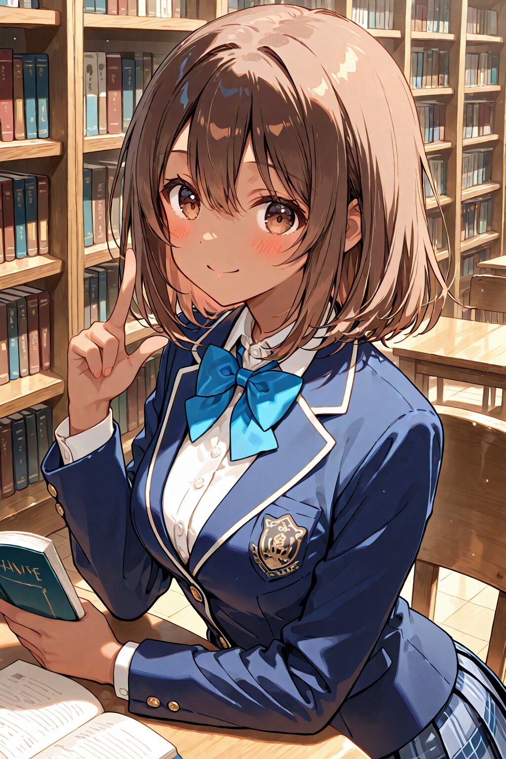 図書館の夏希ちゃん