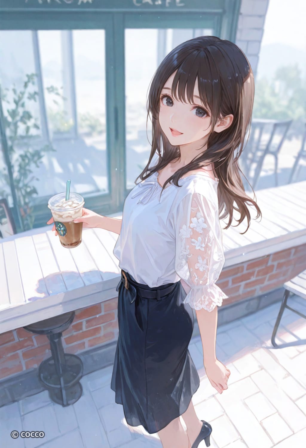暑さをしのぐ、白いひととき