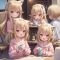 コーヒーとケモ耳エルフさん 4枚目