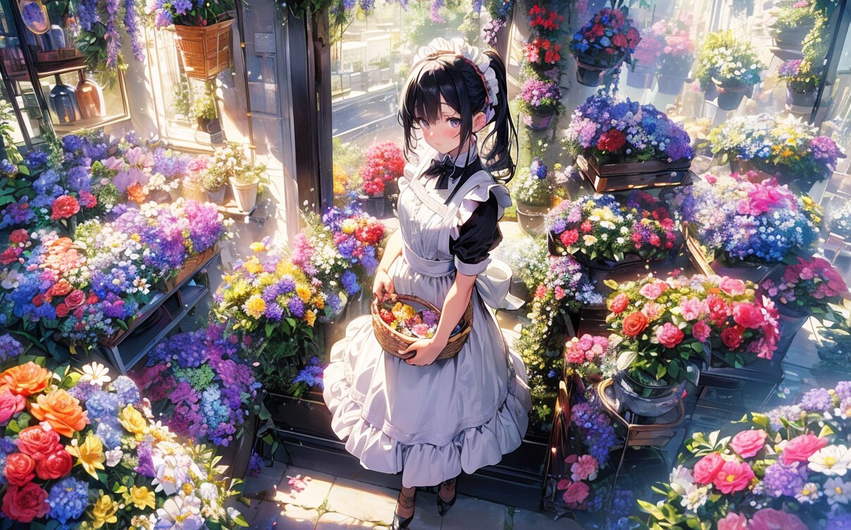 花屋のメイド
