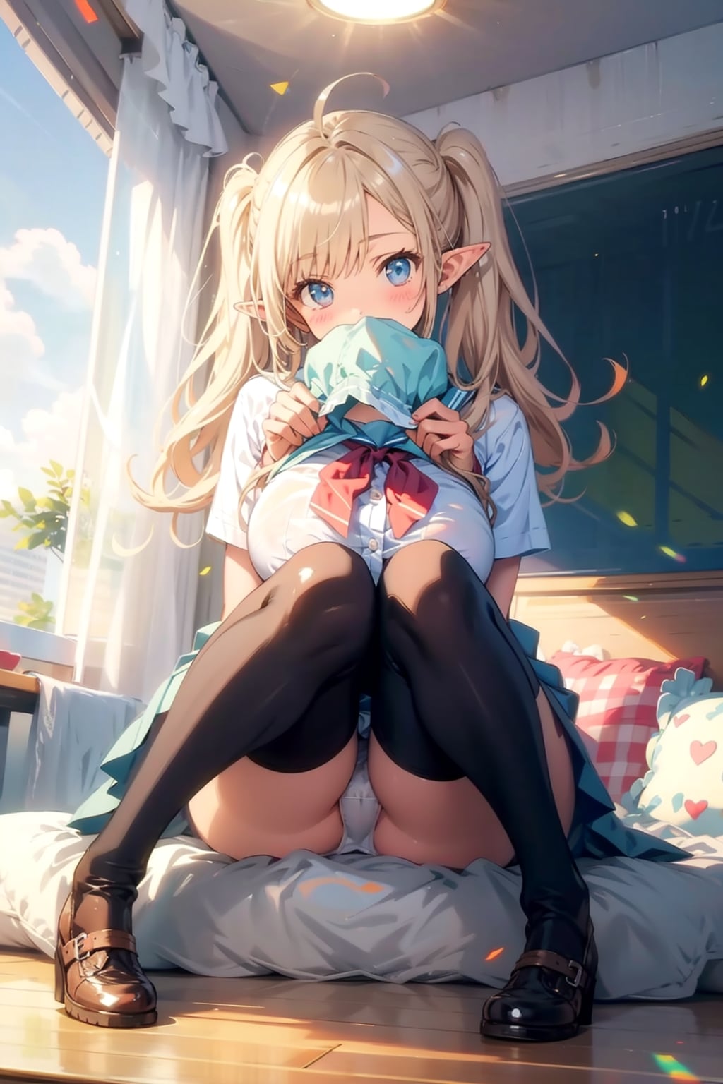 自分が可愛いと分かってるあざといエルフみたいな感じの何か