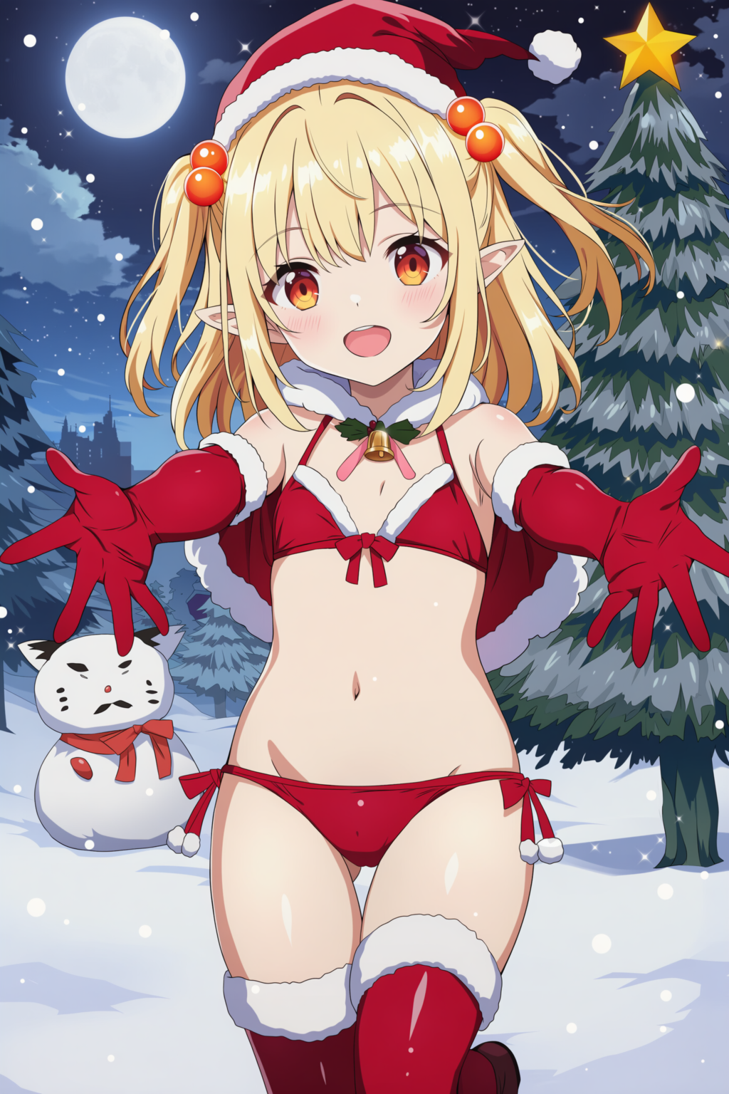 ビキニサンタなエルフさん