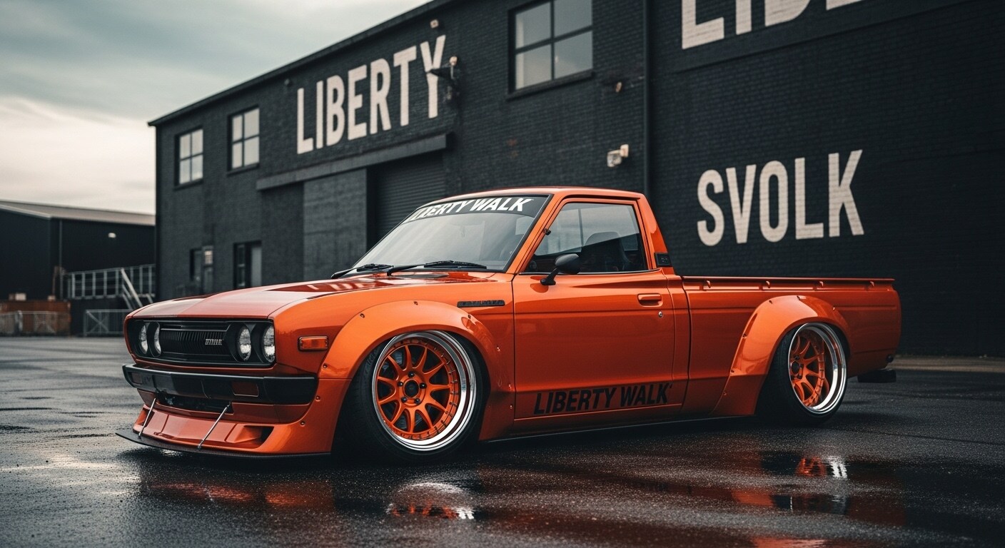 リバティーウォークダットサントラック | の人気AIイラスト・グラビア