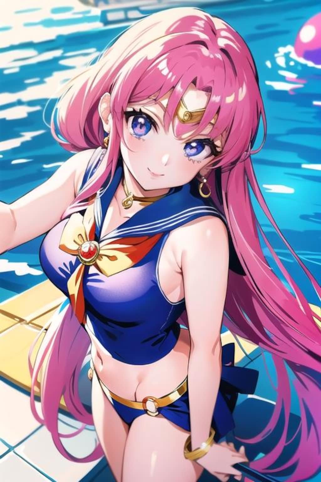 桃髪ロング娘ほか