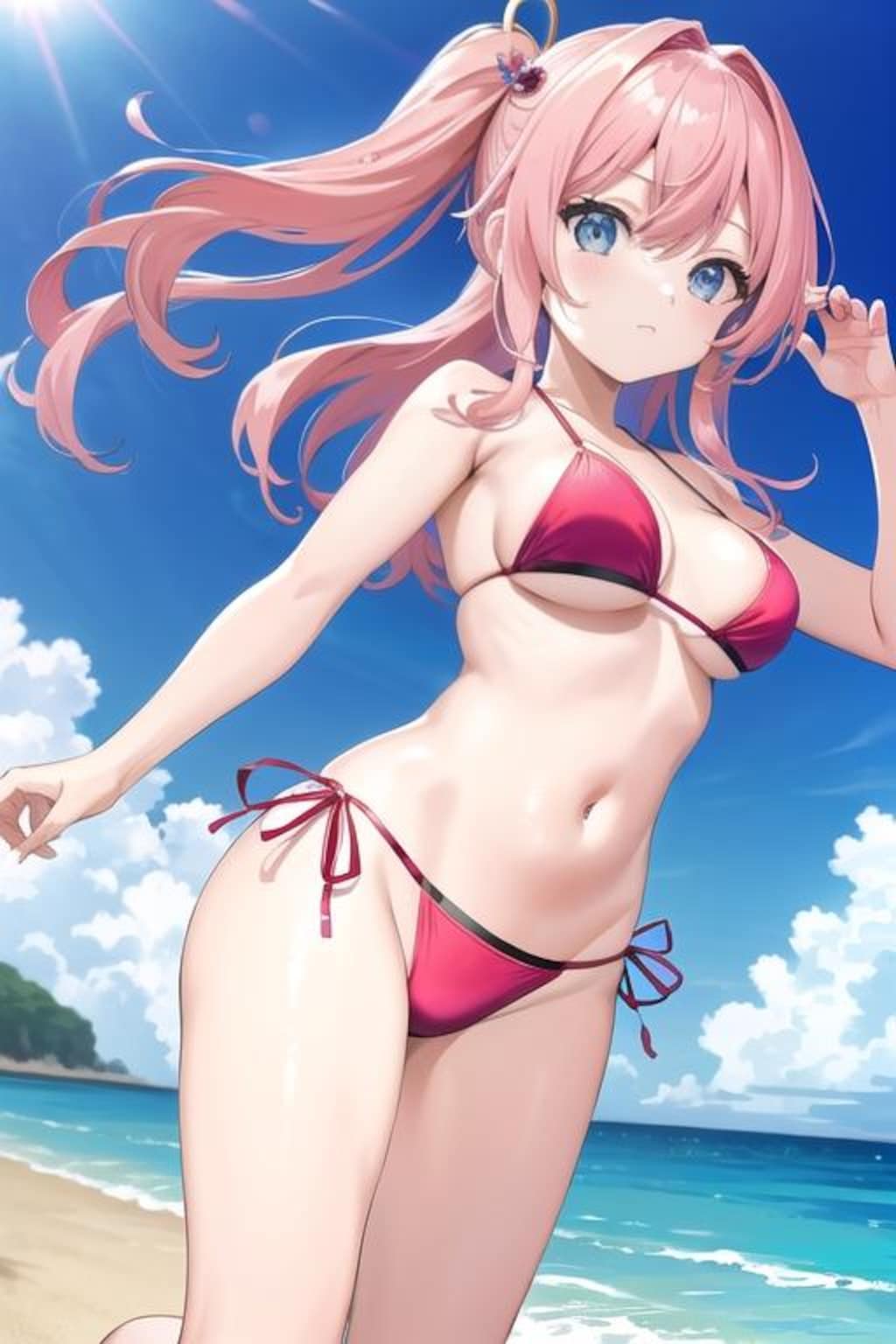 桃髪ロング娘ほか