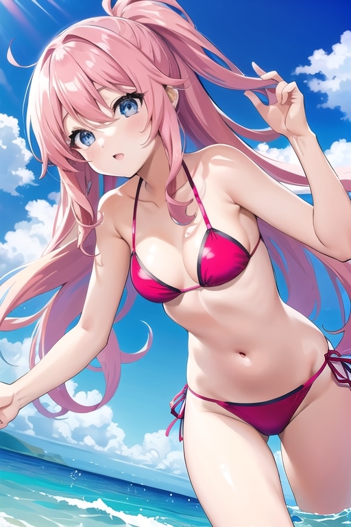 桃髪ロング娘ほか
