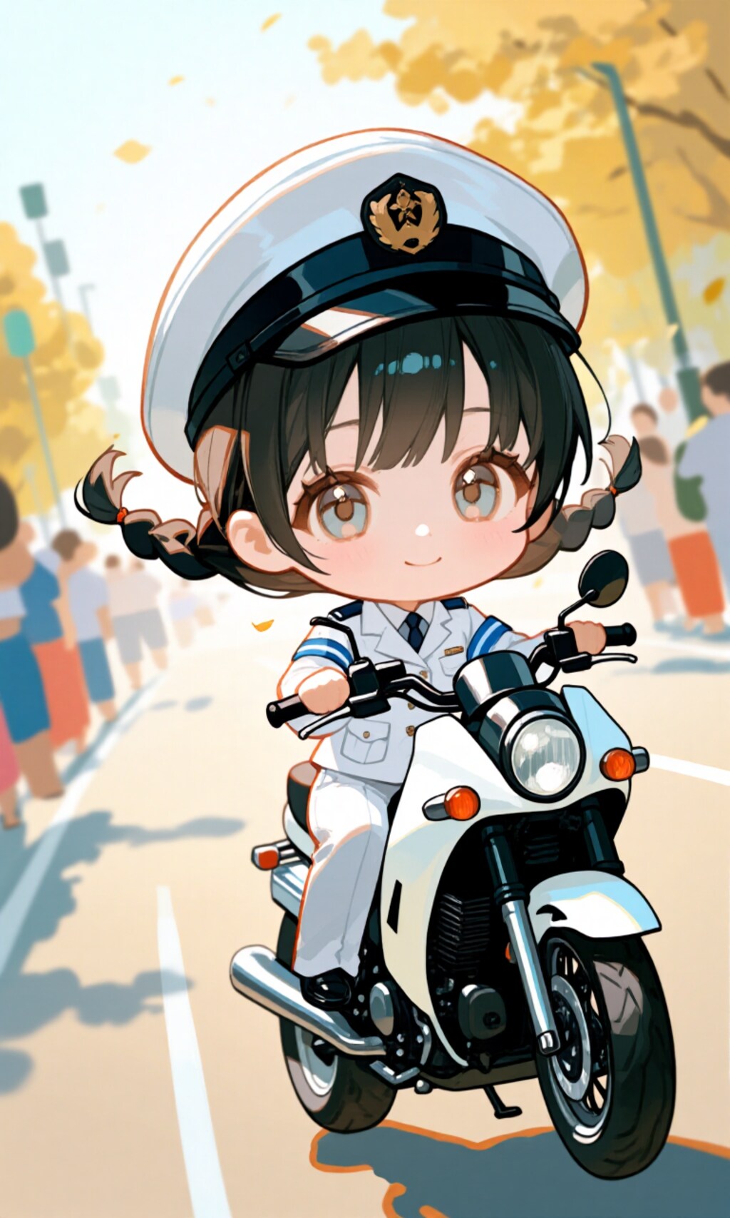ちびキャラ、パトロール