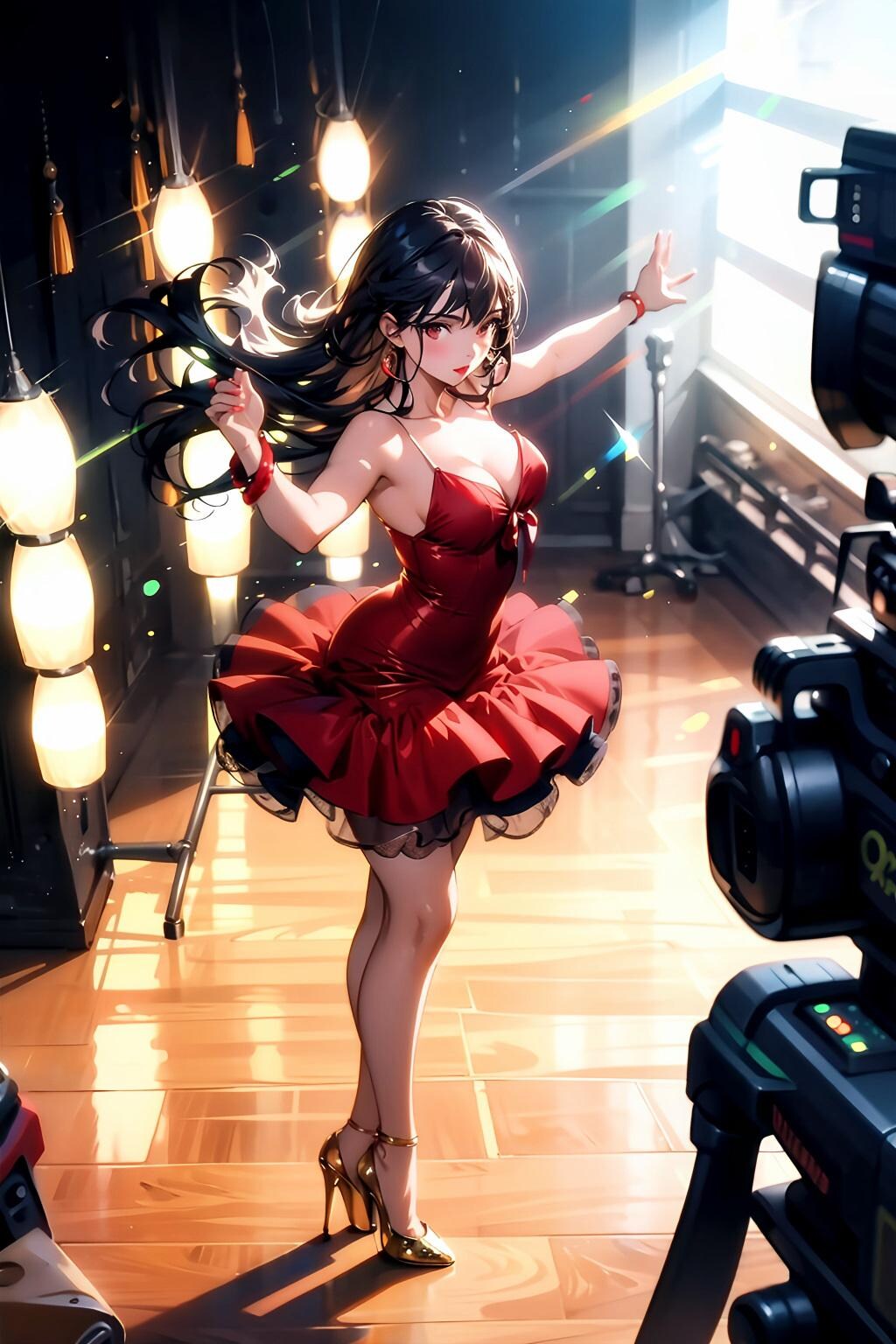 今日のトパーズちゃん　情熱の赤