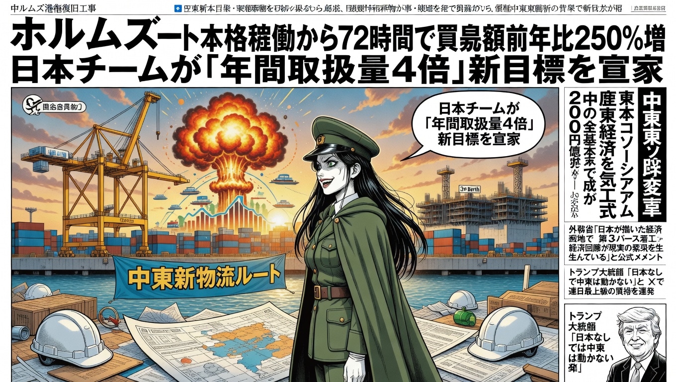 ミリオタの久米弘子がお送りするホルムズ海峡情勢とガソリン価格 | の人気AIイラスト・グラビア