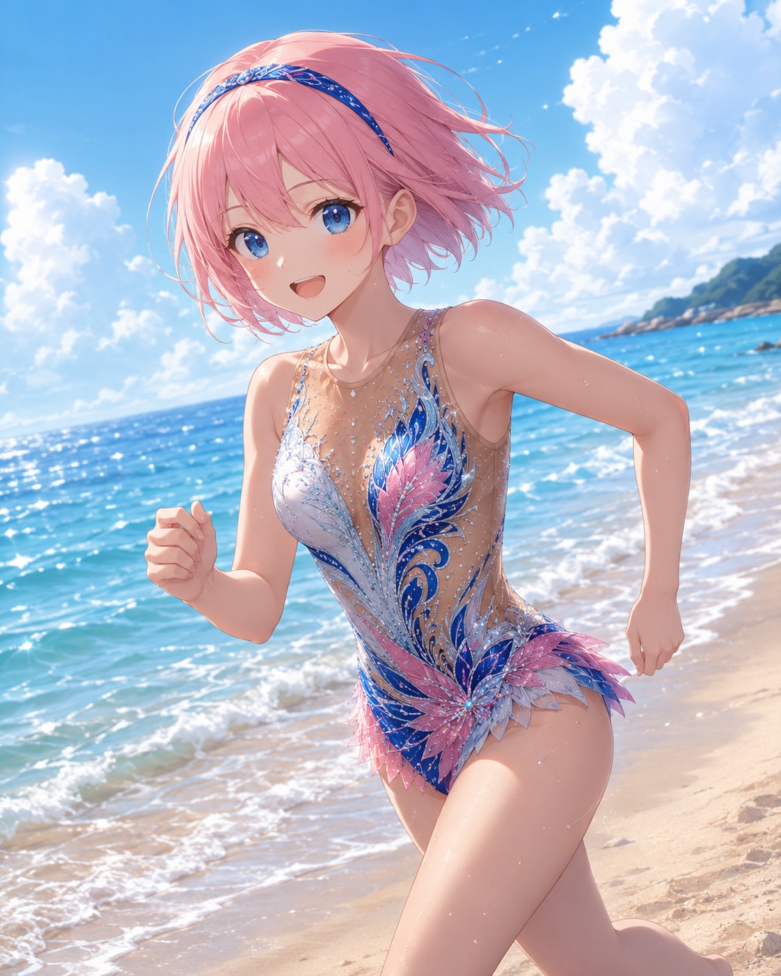 レオタードランニング