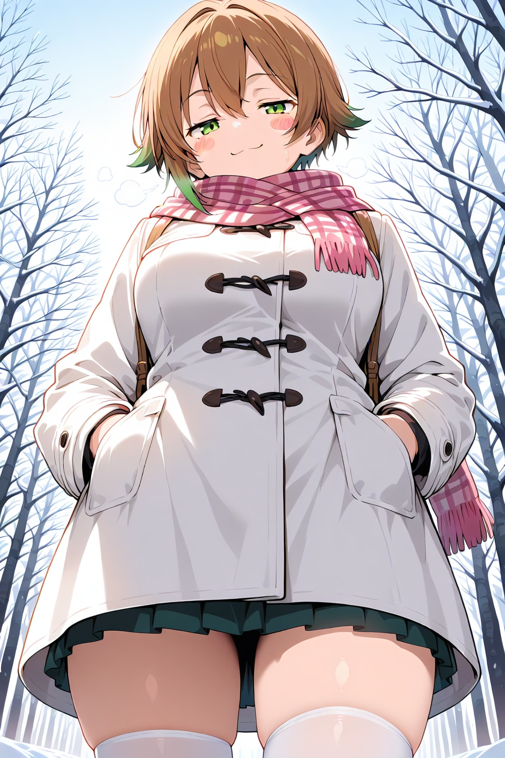 420 寒いからフルアーマーになるボーイッシュ | の人気AIイラスト・グラビア