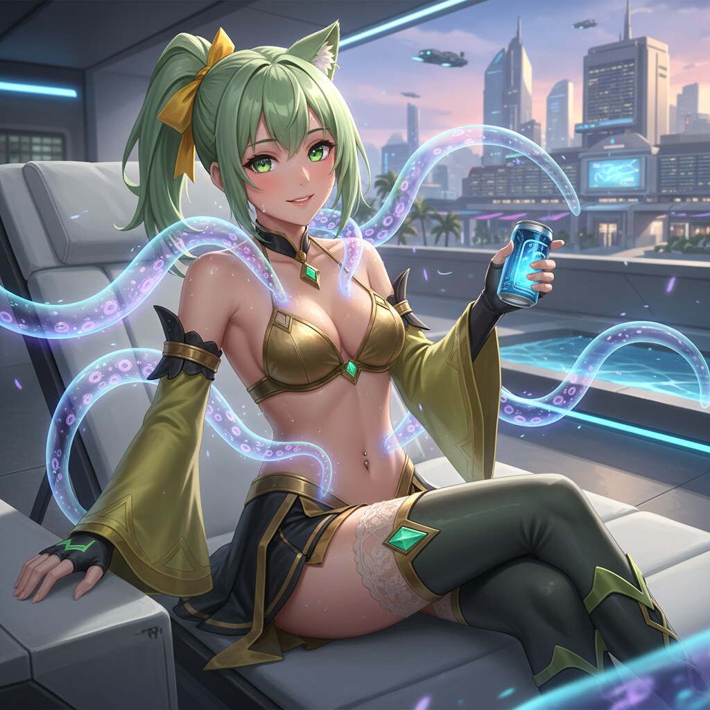 萌葱喜緑さん。おしごと？