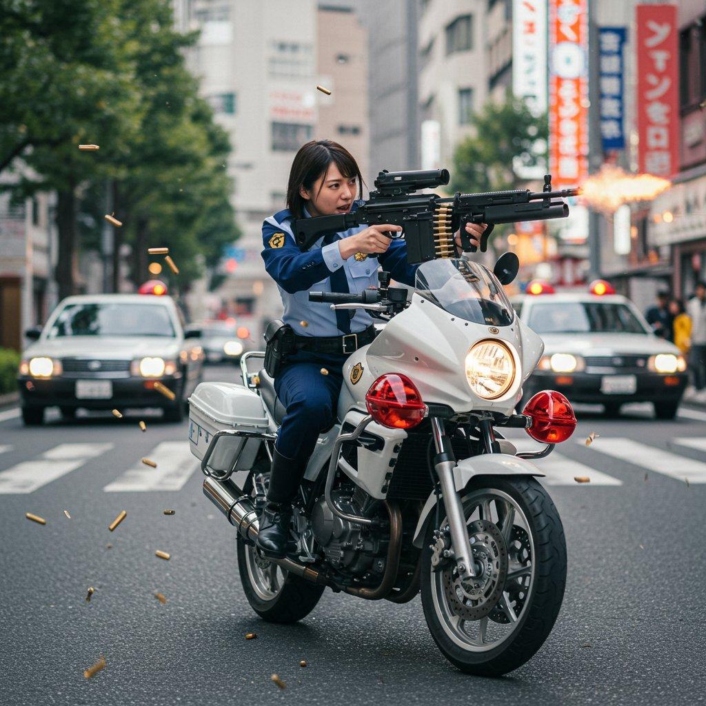 あぶない女ポリス🚀白昼の銃撃戦