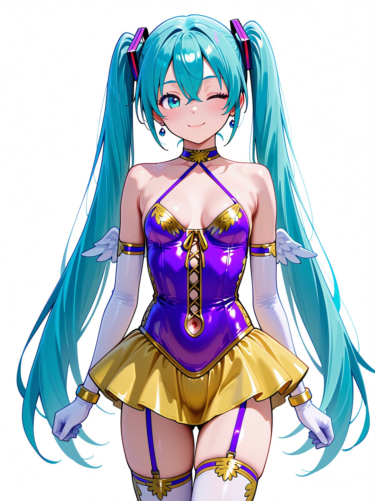 初音ミク　しんぴのビスチェ