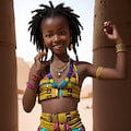 世界の民族衣装ーアフリカンスタイル（1） 5枚目