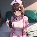 眼鏡お姉さんのコスプレナース 5枚目