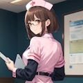 眼鏡お姉さんのコスプレナース 2枚目