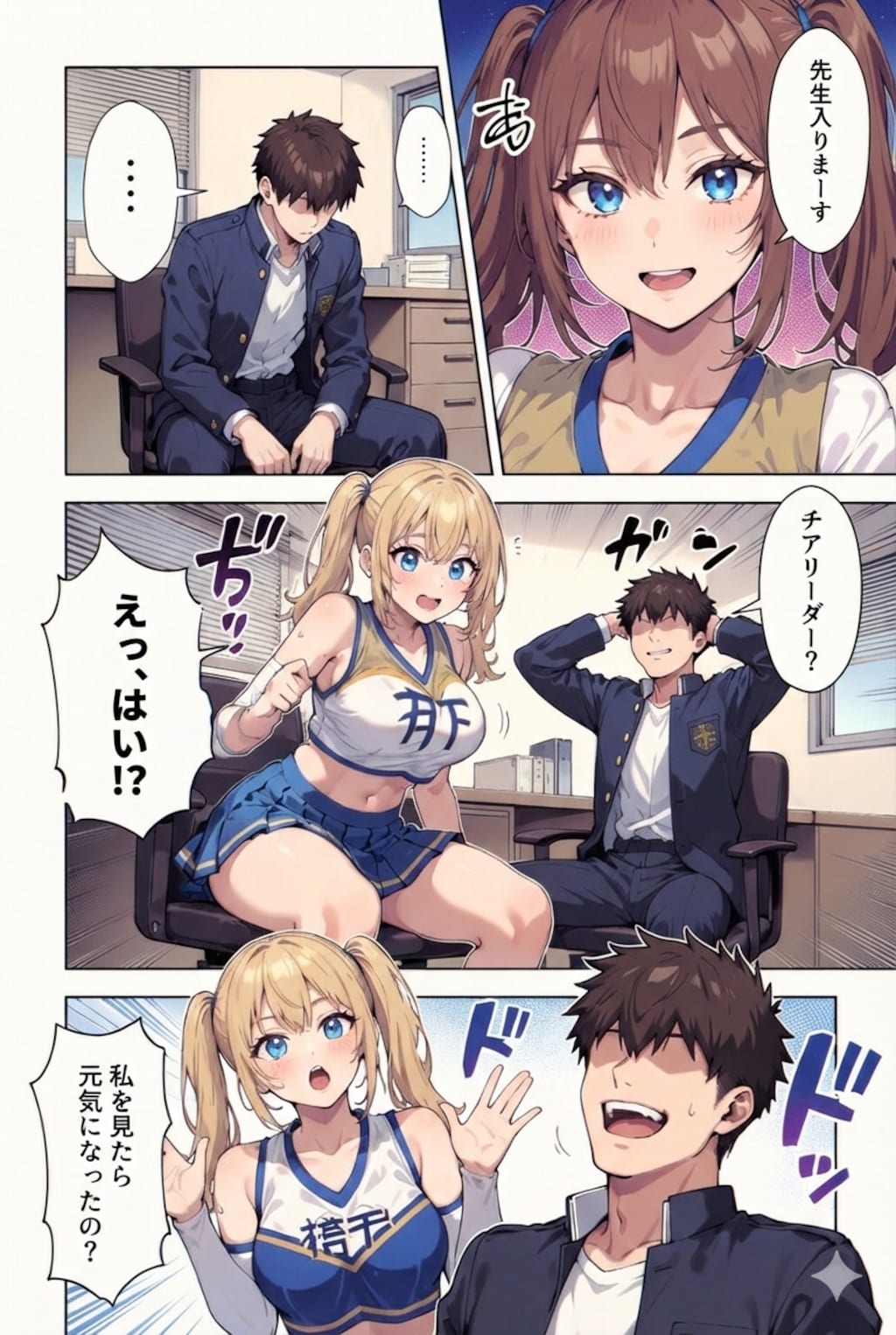 チア衣装クリニック漫画