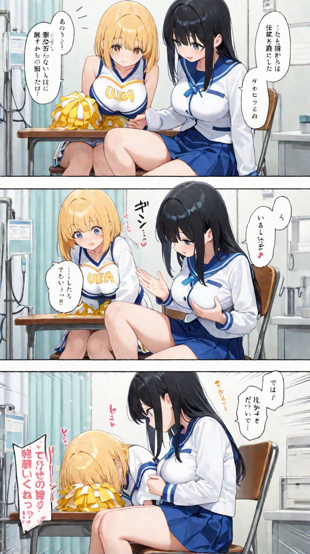 チア衣装クリニック漫画