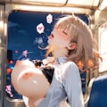 【後編】終電でムラムラしてる美女がいたからヤりまくった 6枚目
