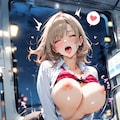 【後編】終電でムラムラしてる美女がいたからヤりまくった 10枚目