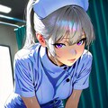 (1026)銀髪ちゃんナース 3枚目