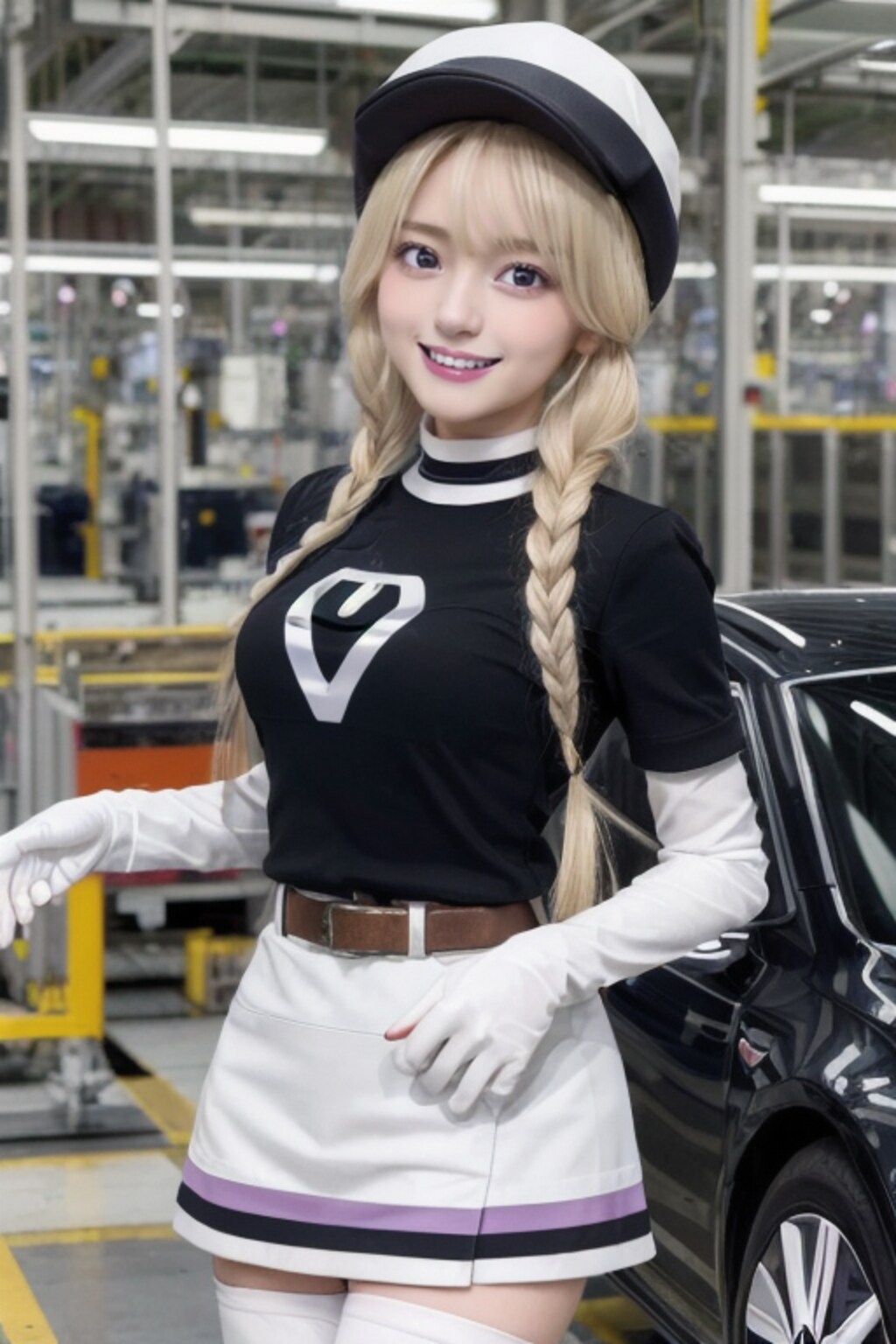 VW工場の看板娘