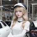 VW工場の看板娘 2枚目